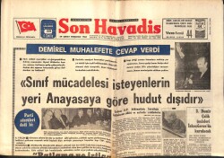 Son Havadis Gazetesi 29 Şubat 1968 - TRT Yöneticileri İbra Edilmedi - Demirel Muhalefete Cevap Verdi GZ158776 - Gökçekoleksiyon