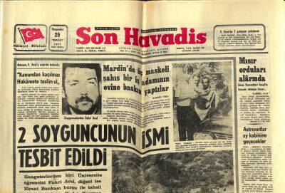 Son Havadis Gazetesi 29 Temmuz 1971 - Mısır Orduları Alarmda..Yunanistana Yardım Demokrasiyi Boykot Ettikleri İçin Kesilmiş GZ59159 - 1