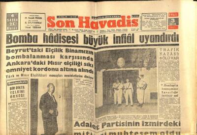 Son Havadis Gazetesi 3 Ekim 1961 - Adalet Partisinin İzmirdeki Mitingi Muhteşem Oldu GZ74203 - 1