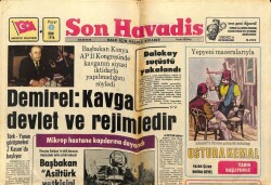 Son Havadis Gazetesi 3 Ekim 1976 - Demirel Kavga Devlet Ve Rejimledir GZ65549 - 1