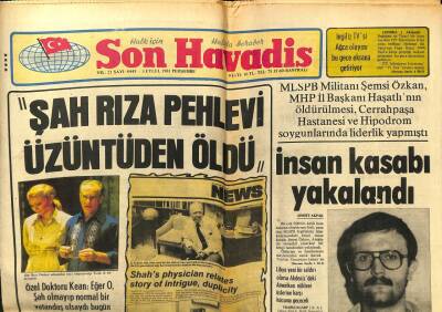 Son Havadis Gazetesi 3 Eylül 1981 - Ferdi Özbeğen İki Ödül Birden Aldı GZ102210 - 1