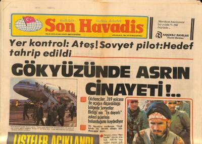 Son Havadis Gazetesi 3 Eylül 1983 - Feri Cansel , Yatak Odasında Can Verdi GZ87553 - 1