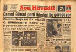 Son Havadis Gazetesi 3 Kasım 1961 - Zonguldak'ta Binlerce Talebe Nümayiş Yapıyor - Cemal Gürsel Parti Liderleri İle Görüşüyor GZ158841 - Gökçekoleksiyon