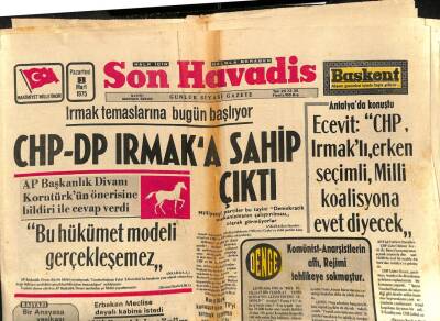 Son Havadis Gazetesi 3 Mart 1975 - Ecevit Hükümetinin Hatalı Tutumu Yüzünden Dünyada Türk Tütününe Talep Azaldı GZ106947 - 1