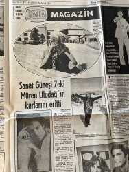 Son Havadis Gazetesi 3 Mart 1979 - Sanat Güneşi Zeki Müren Uludağ'ın Karlarını Eritti - Farah ve Şah Bir Köy Çocuğunun Okuma Yazmasını Kontrol Ediyor GZ143084 - 3
