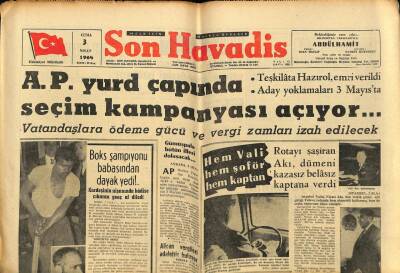 Son Havadis Gazetesi 3 Nisan 1964 - Rumlar 1 Türkü Daha Öldürdüler GZ60362 - 1