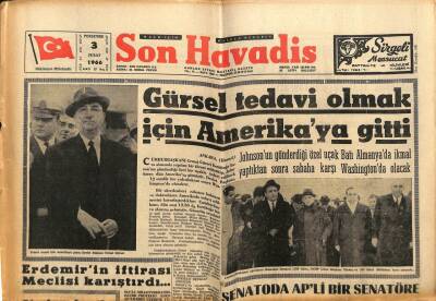 Son Havadis Gazetesi 3 Şubat 1966 - SEKA 3 Fabrika Daha Kuracak GZ77424 - 1