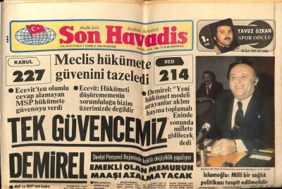 Son Havadis Gazetesi 3 Temmuz 1980 - Ajda Pekkan Sonbahara Kadar Sahneye Çıkmayacak GZ72335 - 2