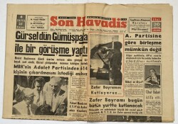 Son Havadis Gazetesi 30 Ağustos 1961 - Zafer Bayramını Kutluyoruz GZ60308 - 1