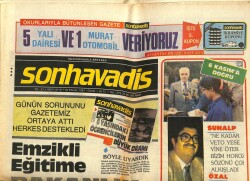Son Havadis Gazetesi 30 Eylül 1983 - Ahmet Özhan Artık Kendi Şarkılarını Besteleyecek GZ102158 - 1