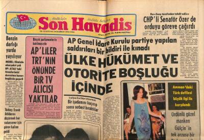 Son Havadis Gazetesi 30 Haziran 1978 - Beş Yaşında Hamile Kalan Kız Uzmanları Şaşırttı GZ56456 - 1