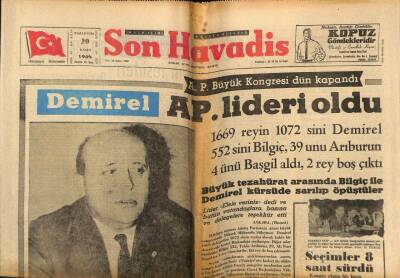 Son Havadis Gazetesi 30 Kasım 1964 - Yunanistan Kıbrısa Gizlice Gönderdiği 10 Bin Askerini Geriye Çekecek GZ74158 - 1