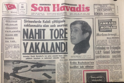 Son Havadis Gazetesi 30 Kasım 1971 - Türk Amerikan İlişkileri - GZ12874 - 2