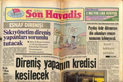 Son Havadis Gazetesi 30 Mart 1979 - Batman Petrol Ortaokulunda Atatürkün Resimleri Parçalandı GZ74065 - 1