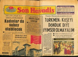 Son Havadis Gazetesi 30 Mart 1982 - Füsun Önalda Sözde Sanatçılardan Yakınıyor GZ65582 - 1
