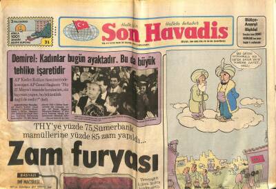Son Havadis Gazetesi 30 Mayıs 1979 - Müşerref Tezcan , Makyaj Yapmadan da Makyajlı Hali Kadar Güzel GZ105092 - 1