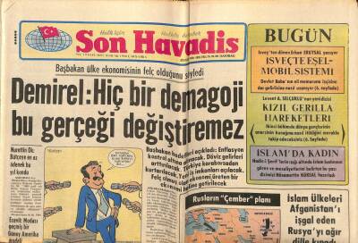 Son Havadis Gazetesi 30 Ocak 1980 - Doğum Günü Hediyesi GZ56417 - 1