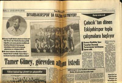 Son Havadis Gazetesi 30 Temmuz 1979 - Diyarbakır Spor da Kazan Kaynıyor.. GZ59161 - 1