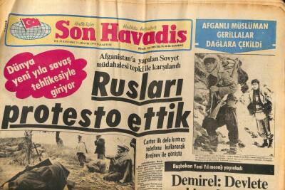 Son Havadis Gazetesi 31 Aralık 1979 - Şöhretlere Merhaba * Emel Sayın - Adnan Şenses - Behiye Aksoy - Gönül Akkor GZ74076 - 1