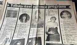 Son Havadis Gazetesi 31 Aralık 1980 - Yılbaşı Özel Eğlence Programı * Zeki Müren - Zerrin Özer - Seçil Heper - Yüksel Uzel GZ121148 - 2