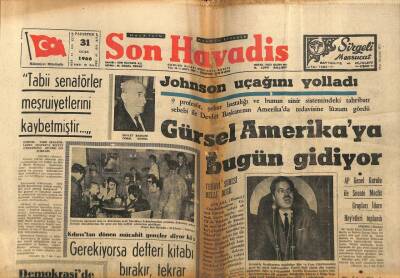 Son Havadis Gazetesi 31 Ocak 1966 - Çağlayangil Beyrutta Demeç Verdi GZ77407 - 1
