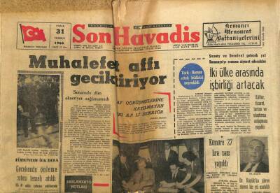 Son Havadis Gazetesi 31 Temmuz 1966 - Muhalefet Affı Gecikiyor GZ59384 - 1