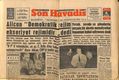 Son Havadis Gazetesi 4 Ağustos 1961 - Kasım Gülekin Arabası Üstüste İki Kaza Yaptı GZ60328 - 1