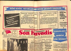 Son Havadis Gazetesi 4 Ağustos 1971 - THY'nin 33 Yıllık Emektar Pilotu Bahattin Hoca Törenle Emekli Oldu GZ158847 - Gökçekoleksiyon