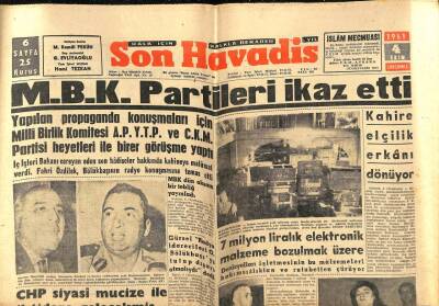 Son Havadis Gazetesi 4 Ekim 1961 - Selim Soley Adalet Partisine Girmek İstememiştir GZ74204 - 1