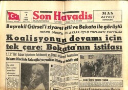 Son Havadis Gazetesi 4 Ekim 1963 - Ferdi Öneri Toprağa Verdik GZ102124 - 1