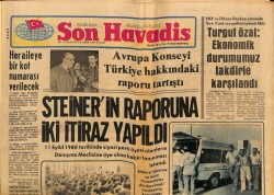 Son Havadis Gazetesi 4 Ekim 1981 - Cemal Özenin Cenazesi Dün Yurda Getirildi GZ69076 - 1