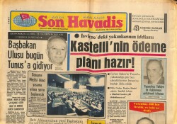 Son Havadis Gazetesi 4 Ekim 1982 - Afganistanda Mücahitler Bir Sovyet Konvoyunu Yok Etti GZ102153 - 2