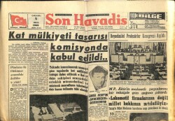 Son Havadis Gazetesi 4 Eylül 1963 - Göksel Arsoyun Şafak Bekçileri Gösterilemiyor GZ102142 - 1