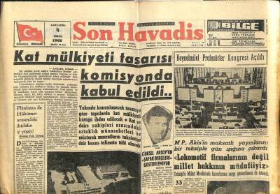 Son Havadis Gazetesi 4 Eylül 1963 - Göksel Arsoyun Şafak Bekçileri Gösterilemiyor GZ102142 - 2