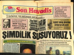 Son Havadis Gazetesi 4 Eylül 1981 - 250 Bin Lira Ödüllü 5 Şarkıyı da Nükhet Duru Seslendirecek GZ102209 - 1