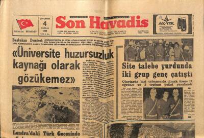 Son Havadis Gazetesi 4 Haziran 1969 - Petrol İş Greve Karar Verdi GZ97982 - 1