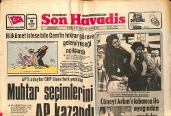 Son Havadis Gazetesi 4 Haziran 1975 - Cüneyt Arkın'ı Tabanca İle Ayağından Vurdular - 1972 Model Ford 600 Bin Liraya Satışa Çıkarıldı GZ158780 - Gökçekoleksiyon