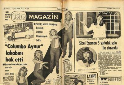 Son Havadis Gazetesi 4 Haziran 1979 - Sibel Egemen 5 Şarkılık Solo İle Ekranda GZ59184 - 1