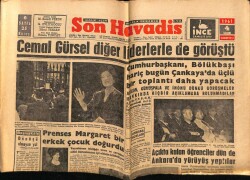 Son Havadis Gazetesi 4 Kasım 1961 - Prenses Margaret Bir Erkek Çocuk Doğurdu GZ69496 - 1