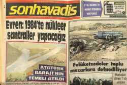 Son Havadis Gazetesi 4 Kasım 1983 - TPAOnun Bastırdığı Seçim Afişlerinin Asılması Durduruldu GZ102168 - 2