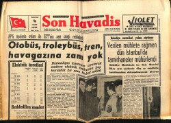 Son Havadis Gazetesi 4 Mart 1967 - Habeşistan İle Ticaret Anlaşması İmzalandı GZ65654 - 1