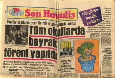 Son Havadis Gazetesi 4 Mart 1980 - Sevim Tuna, Kendisine Anneanne Diyenlere Cevap Verdi GZ80481 - 1