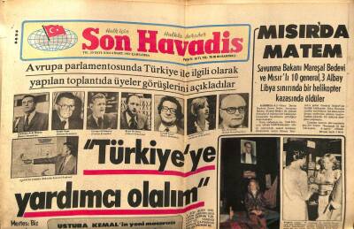 Son Havadis Gazetesi 4 Mart 1981 - İran Ateşkes İçin Irakın Kabul Edemeyeceği Şartlar İleri Sürdü GZ97944 - 1