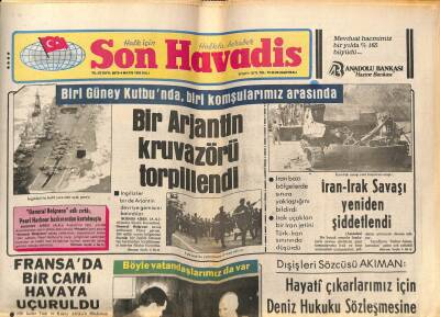 Son Havadis Gazetesi 4 Mayıs 1982 - Ferdi Özbeğenin Kutlama Konserleri Büyük İlgi Görüyor GZ69766 - 2
