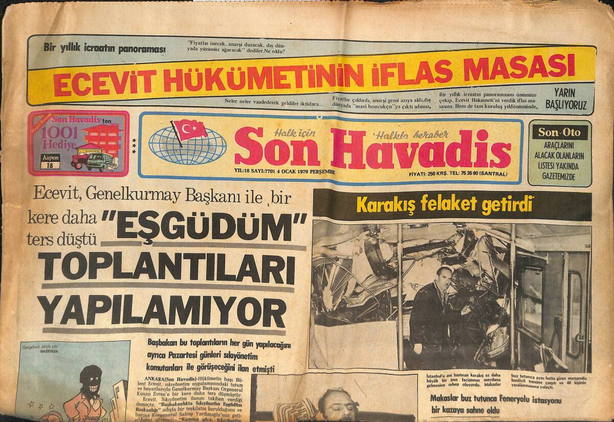 Son Havadis Gazetesi 4 Ocak 1979 - Filiz Akın : Türk Sinemasını Ancak Yeni Çehreler Kurtarabilir GZ133796 - 1