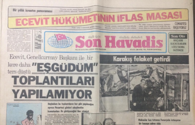 Son Havadis Gazetesi 4 Ocak 1979 - Filiz AkınTürk Sinemasını Ancak Yeni Simalar Kurtarabilir - GZ12252 - 2