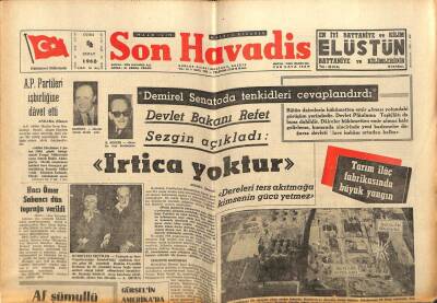 Son Havadis Gazetesi 4 Şubat 1966 - Hacı Ömer Sabancı Dün Toprağa Verildi GZ77425 - 1