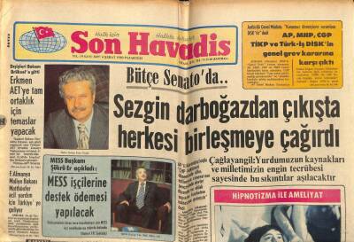 Son Havadis Gazetesi 4 Şubat 1980 - Şöhret Bülent Ersoyu Değiştirdi GZ87142 - 1