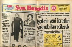 Son Havadis Gazetesi 4 Şubat 1981 - Ses Sanatçısı Mihrican Güngörün Evini Basan Dört Kişi Yakalandı GZ102246 - 2