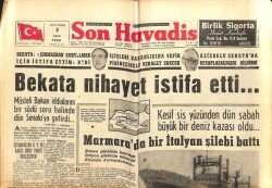 Son Havadis Gazetesi 5 Ekim 1963 - Bayerin Zirai İlaç Fabrikasının Temeli Atıldı GZ102125 - 2
